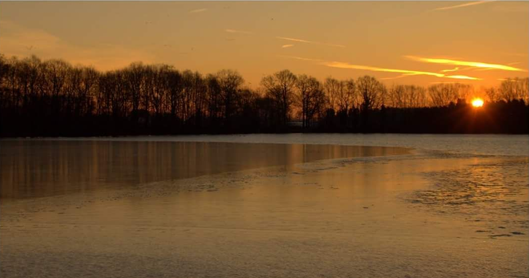 Sonnenaufgang am Heitkampsee
