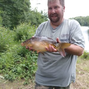 Veranstaltung am Heitkampsee NRW angelt angler hat Fisch gefangen