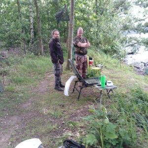 Veranstaltung am Heitkampsee NRW angelt Angler stehen zusammen