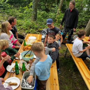 Veranstaltung am Heitkampsee NRW angelt, zusammen essen