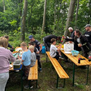 Veranstaltung am Heitkampsee NRW angelt, gemeinsam essen