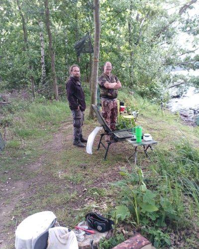 Veranstaltung am Heitkampsee NRW angelt Angler stehen zusammen